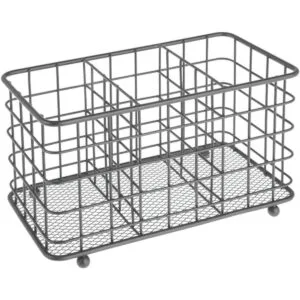 mDesign Farmhouse Modern Cubo organizador de_5