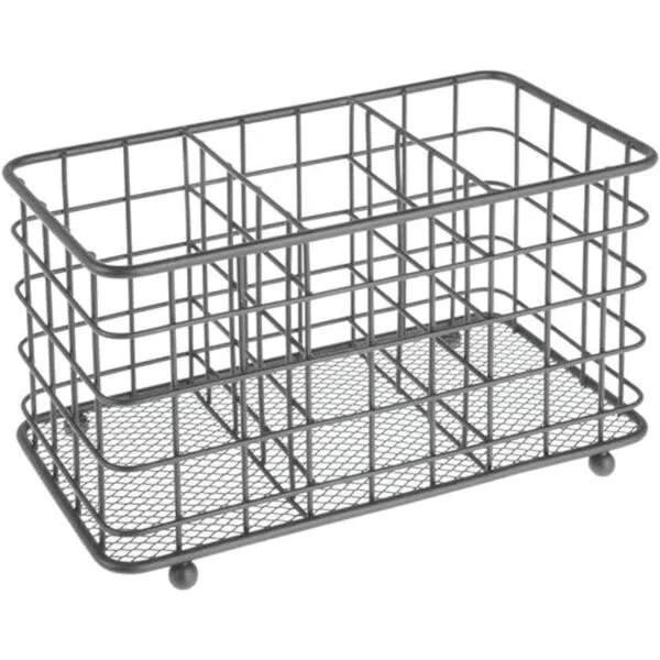 mDesign Farmhouse Modern Cubo organizador de_5