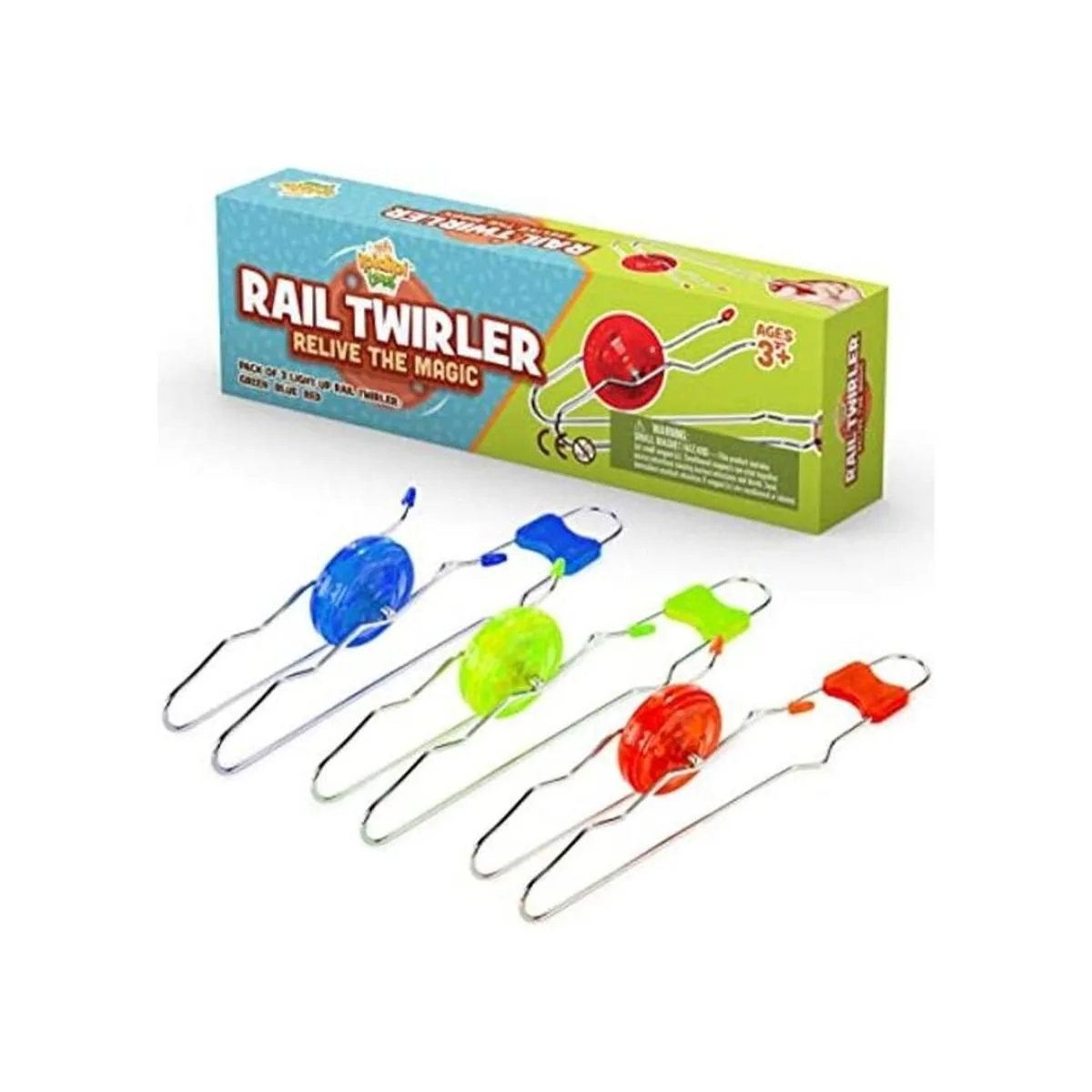 Rail Magic Rail Twirler Paquete de 3 Relleno magnético_1