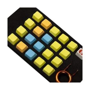 TaiHao Teclas de goma para juegos en blanco en blanco n._3