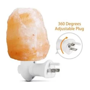 Pursalt Paquete de 2 lámparas de sal natural del Himalaya_4