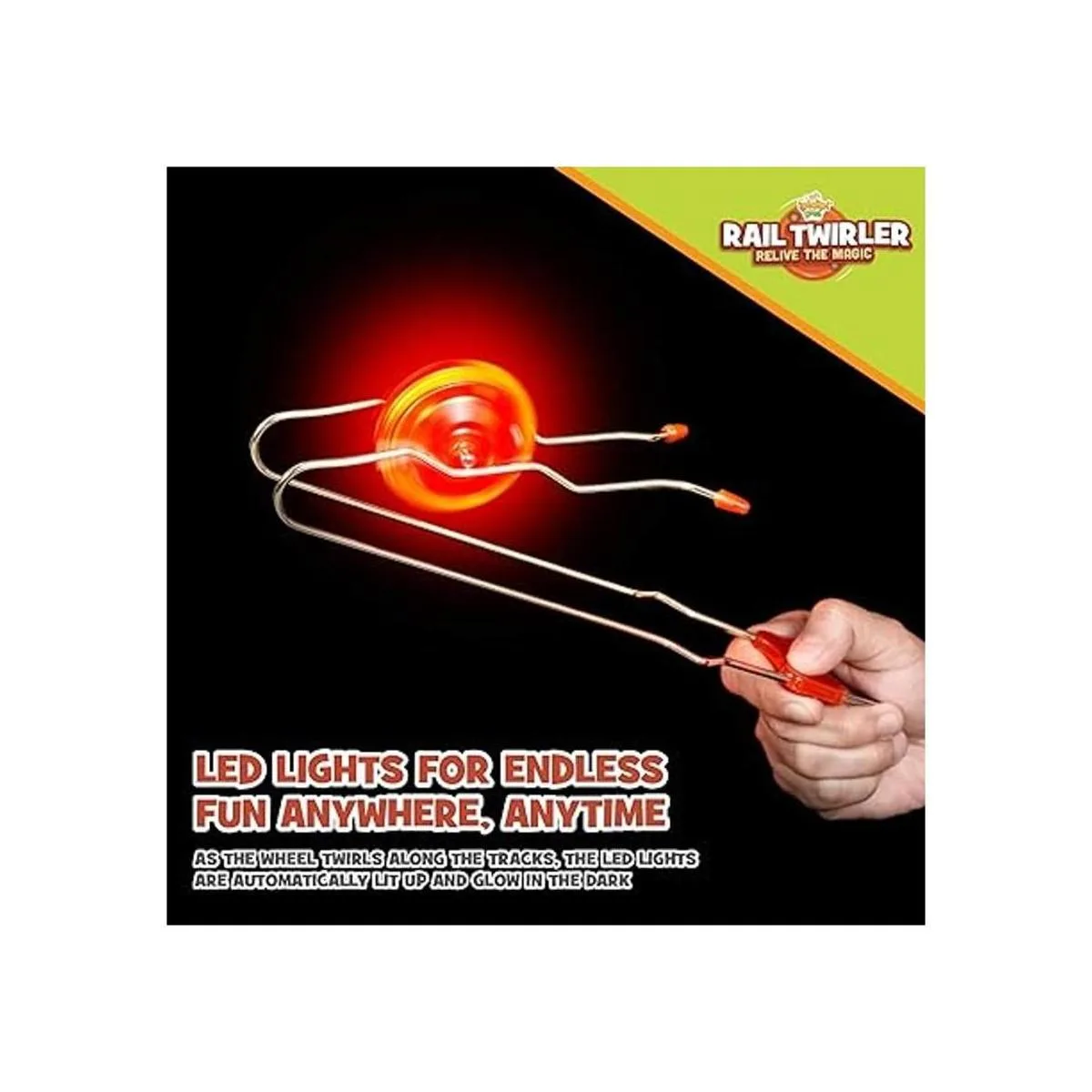 Rail Magic Rail Twirler Paquete de 3 Relleno magnético_2