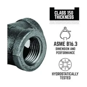 PIPE DCOR 34 pulg. Tapa de hierro maleable 10 unidades_4