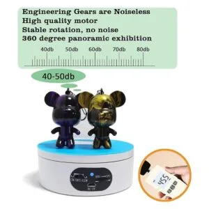 Soporte de exhibición giratorio motorizado soporte de_3