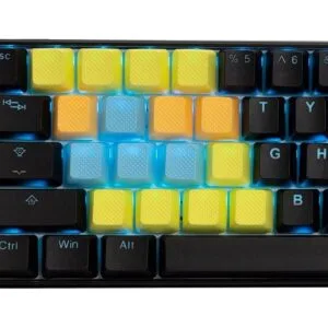 TaiHao Teclas de goma para juegos en blanco en blanco n._5