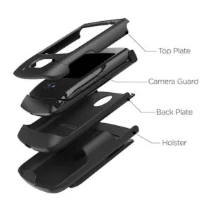 Encased DuraClip Funda para Moto RAZR 5G con clip para_3