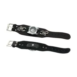Punk Scorpion Reloj de pulsera con diseño de calavera_2