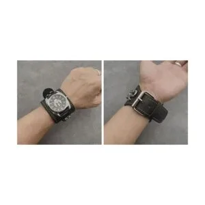 Punk Scorpion Reloj de pulsera con diseño de calavera_4