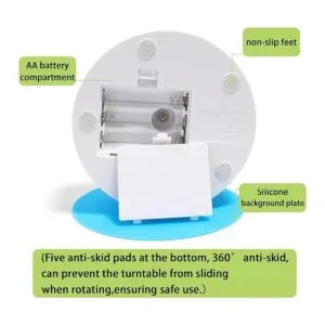 Soporte de exhibición giratorio motorizado soporte de_5