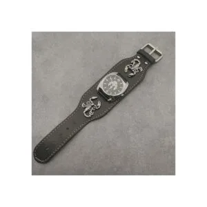 Punk Scorpion Reloj de pulsera con diseño de calavera_5