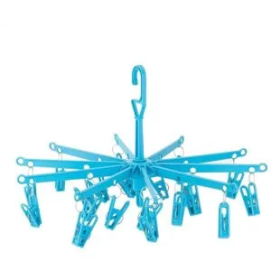 HANGERWORLD Tendedero colgante de ropa sucia de 20 clips_1