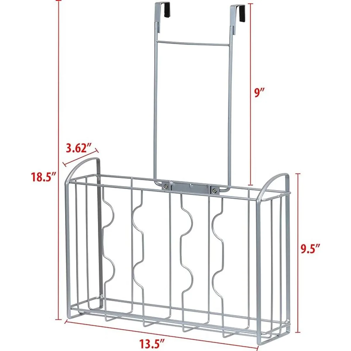 Soporte Organizador Simplehouseware sobre la puerta de_2