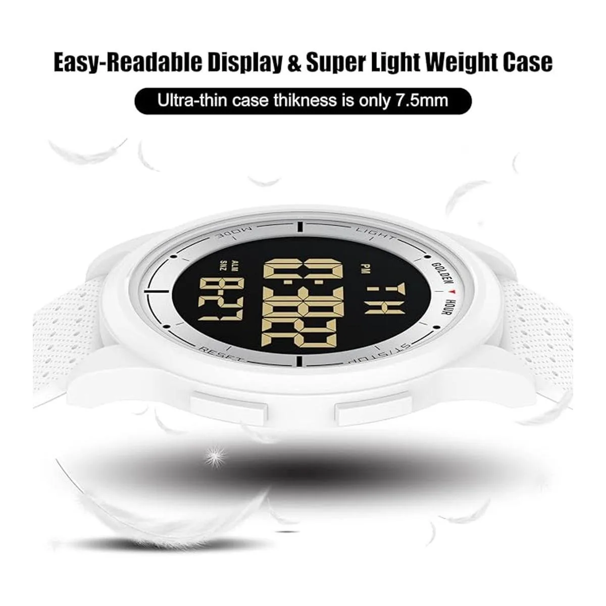 GOLDEN HOUR Reloj de pulsera para hombre y mujer con_2