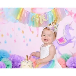 Pancarta de silla alta de arcoíris pastel para primer_5