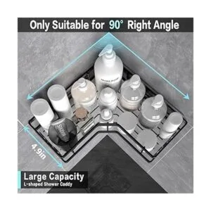 AKTECKE Organizador de ducha esquinero paquete de 2_3