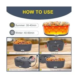 Electric Lunch Box Food Heater Carsolt 3 in 1 Portable_4