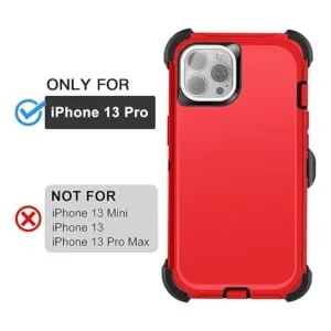 AICase Funda para iPhone 13 Pro con funda de clip para_2