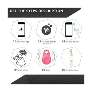 Localizador inteligente de llaves localizador GPS_3