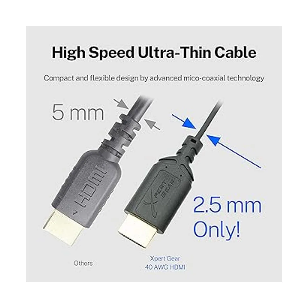 Xpert Gear Cable HDMI a Mini HDMI 2.0 tipo A a tipo C_4