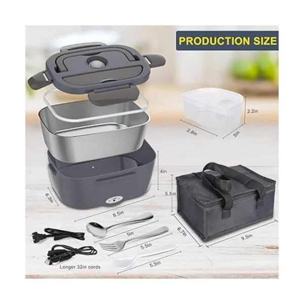 Electric Lunch Box Food Heater Carsolt 3 in 1 Portable_2