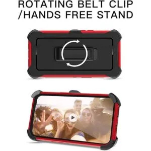 AICase Funda para iPhone 13 Pro con funda de clip para_4