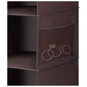 Flexzion Estantes colgantes para zapatos 5 estantes_5
