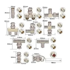 Kits de adaptador BNC tipo 10 BNC hembra a adaptador dual_6