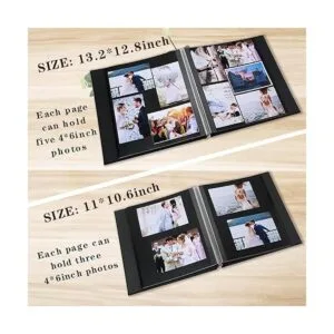Spbapr Large Photo Album Self Adhesive Linen Cover_6