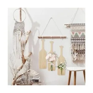 DAJAVE Paletas de madera sin terminar de 15 pulgadas_6