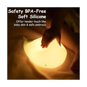 TriPro Whale Lámpara de escritorio de silicona para_6