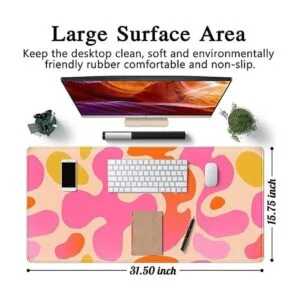 Alfombrilla de escritorio moderna abstracta grande XXL_6