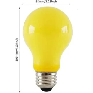 Qixivcom Paquete de 6 bombillas LED A19 de 3 W bombillas_2