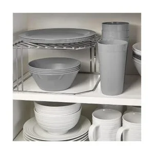 US Acrylic Newport Juego de vajilla de plástico cuenco y_4