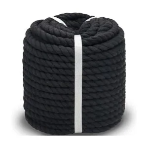 Cuerda negra de algodón trenzado de 12 pulgada cuerda_1