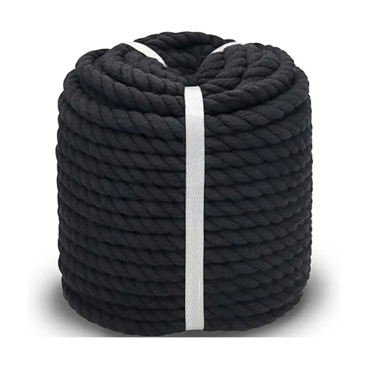 Cuerda negra de algodón trenzado de 12 pulgada cuerda_1