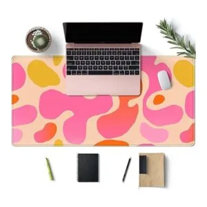 Alfombrilla de escritorio moderna abstracta grande XXL_3