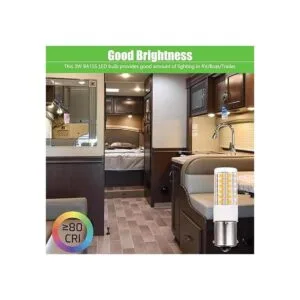 Makergroup BA15s Bombilla LED de bayoneta de un solo_3