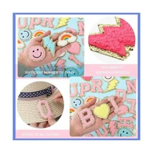 54 parches de letras de felpilla autoadhesivos con_3