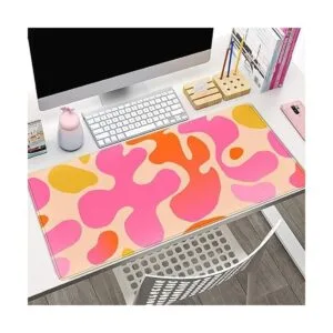 Alfombrilla de escritorio moderna abstracta grande XXL_2