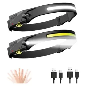 LED Headlamp Rechargeable 2 Pack Headlight_1