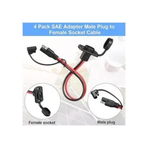 4 piezas de enchufe de alimentación SAE SAE de 12 AWG_3