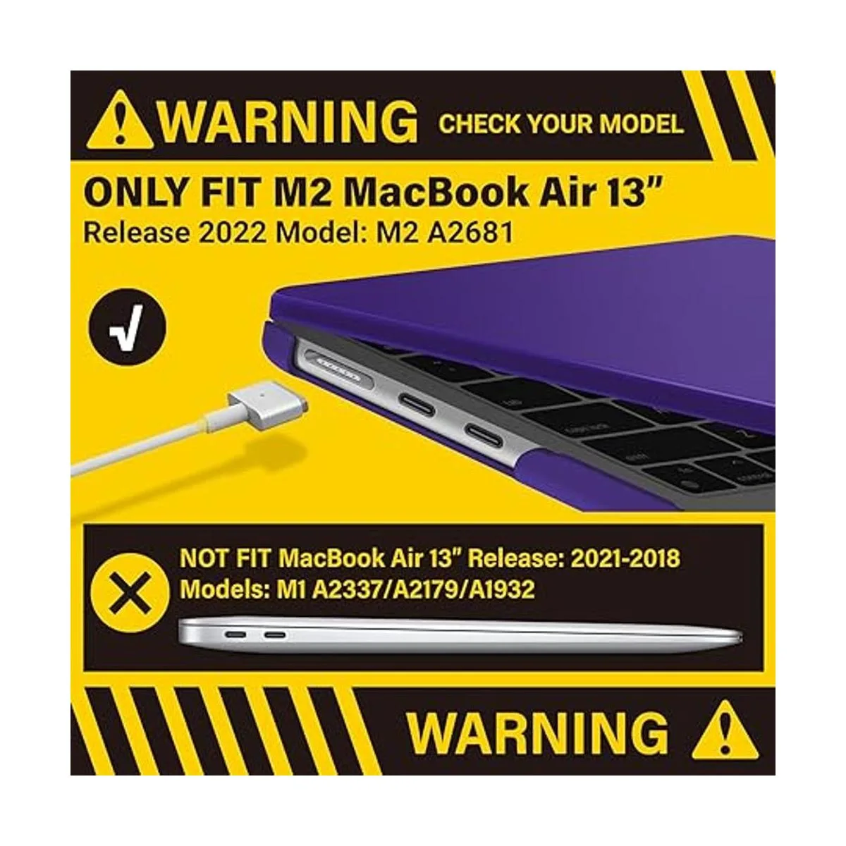 IBENZER Compatible con M2 2022 MacBook Air de 13 pulgadas_3