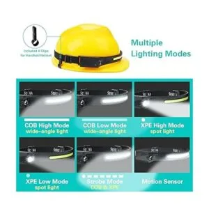 SEVENKA Linterna recargable para faros delanteros con_4