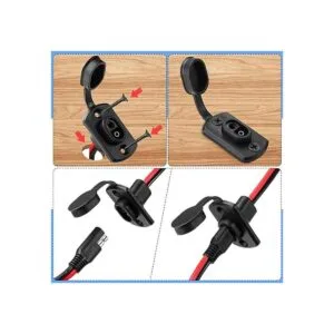 4 piezas de enchufe de alimentación SAE SAE de 12 AWG_4