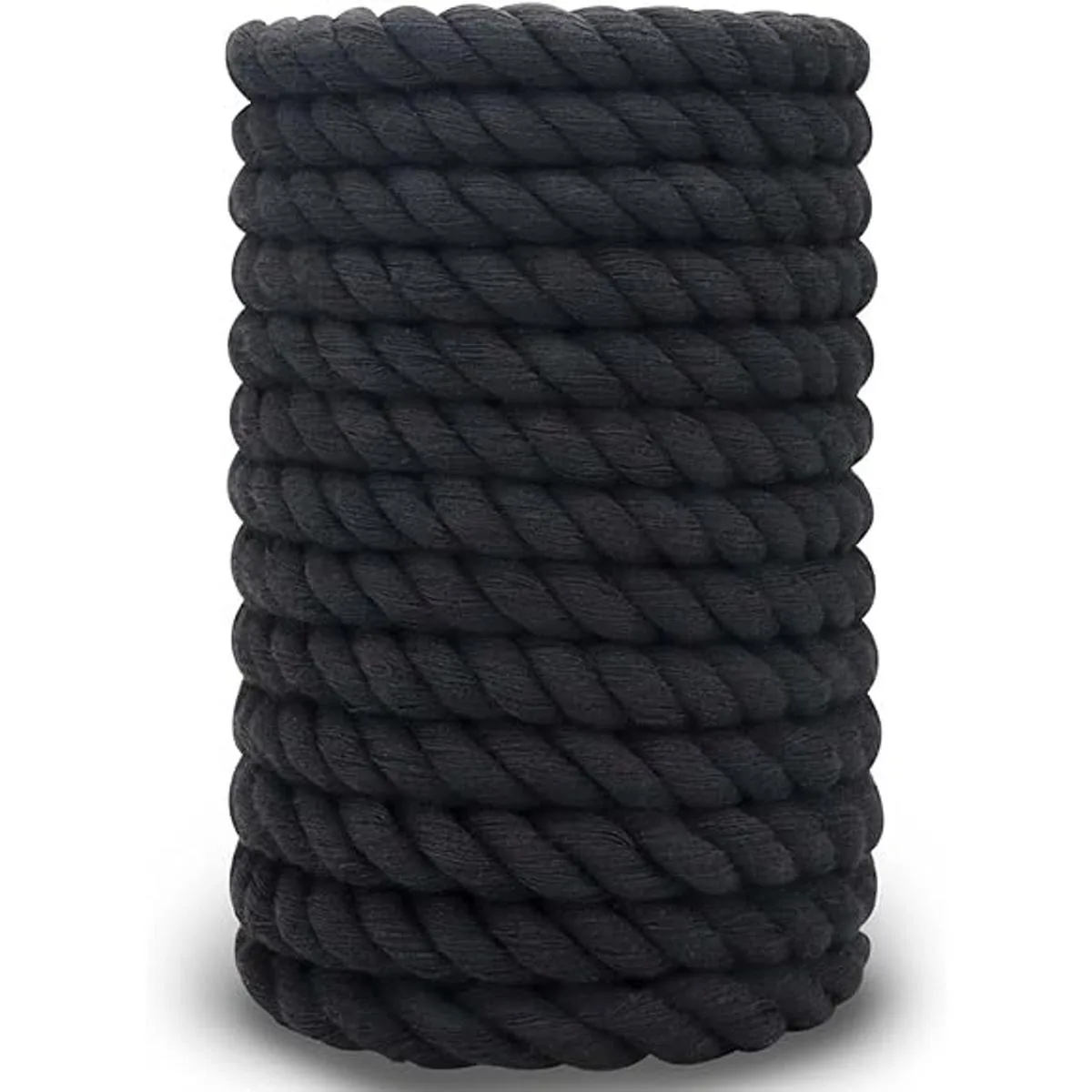 Cuerda negra de algodón trenzado de 12 pulgada cuerda_3