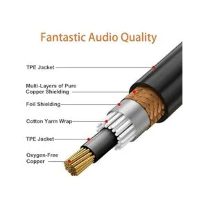 TISINO Cable doble RCA a XLR 2 RCA a 2 XLR macho HiFi_4