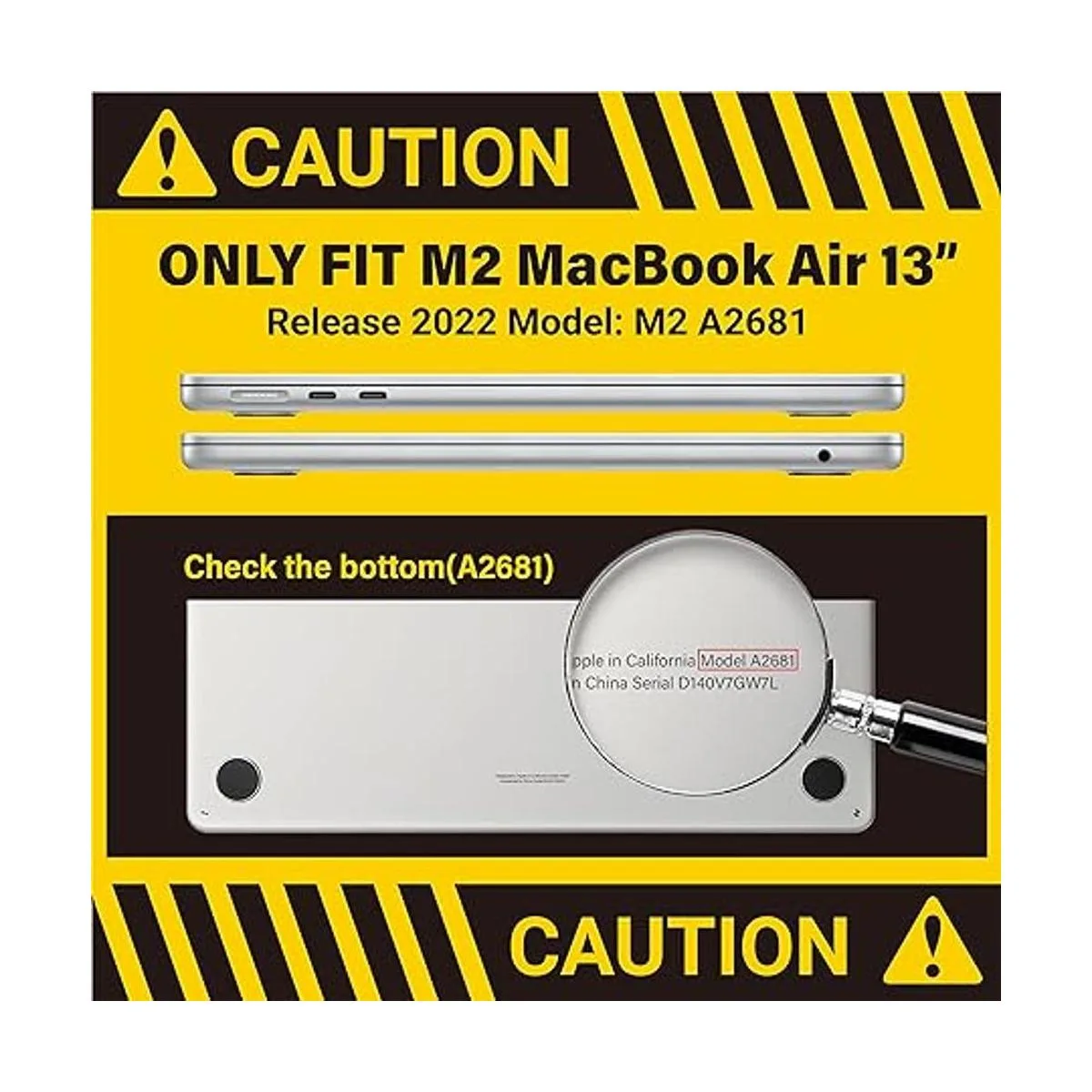 IBENZER Compatible con M2 2022 MacBook Air de 13 pulgadas_2