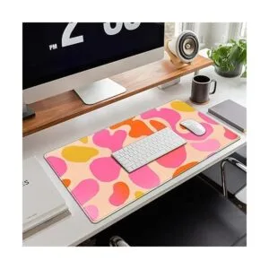 Alfombrilla de escritorio moderna abstracta grande XXL_4