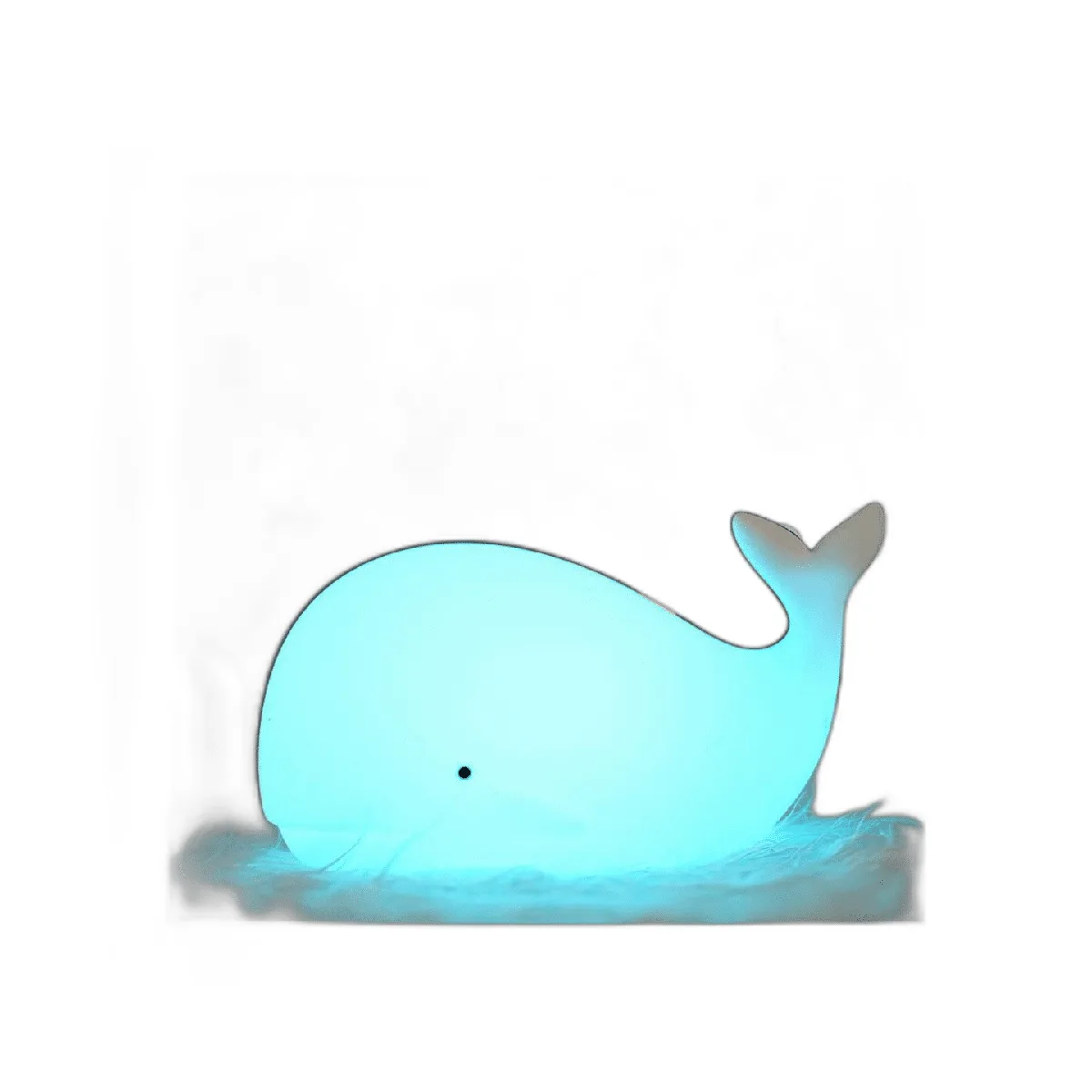 TriPro Whale Lámpara de escritorio de silicona para_1