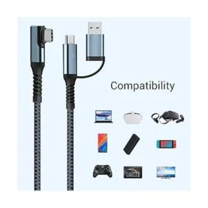 SUMPK Cable de enlace VR de 20 pies compatible con Oculus_6